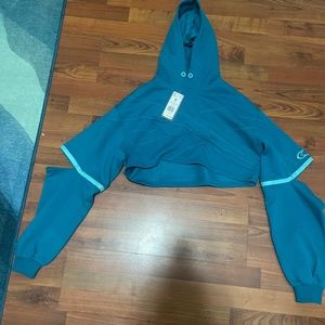 Reebok Cardi B Crop Hoodie Size Small Brand New With Tags